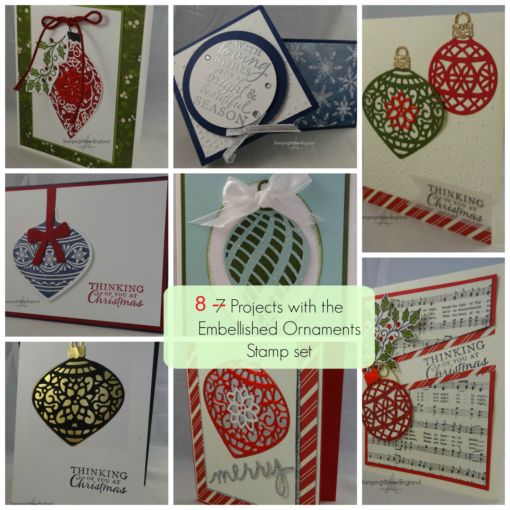 Embellished Ornaments Collage